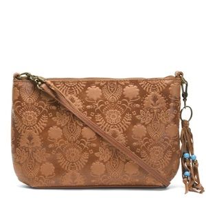 The Sak Sequoia 3 in 1 Brown Leather Crossbody Bag